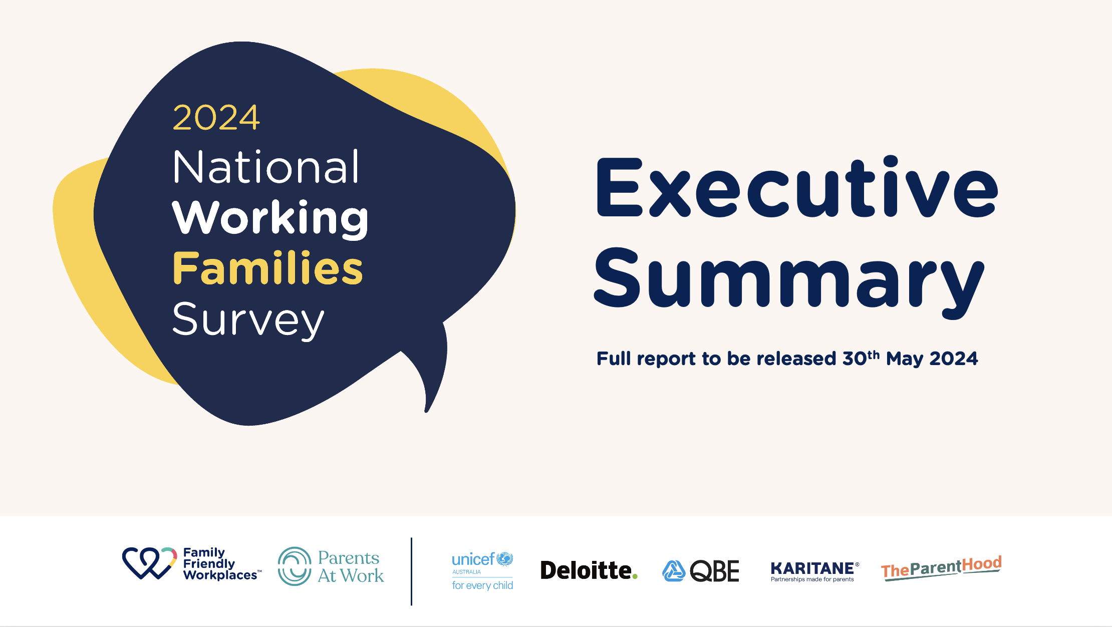 National Working Families Survey Executive Summary and Key Findings Document